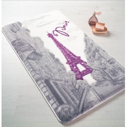 Набор ковриков для ванной Confetti - Paris 01 purple 57*100+50*57см.