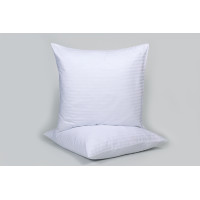 Наволочки Lotus Готтель - Сатин Страйп 1*1 біла Туреччина 70*70+5 (2 шт)