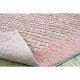 Килимок Irya - Waffles pink 60*120