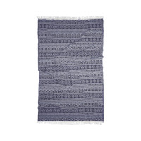 Рушник Barine Pestemal - Nordic indigo синій 90*160