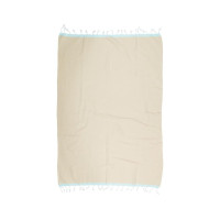 Рушник Barine Pestemal - Basak 95*165 Beige-Mint бежевий-ментоловий