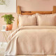 Покривало з наволочкою Karaca Home - Back To Basic pudra 160*240 полуторний