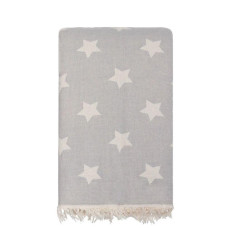 Плед-накидка Barine - Wool Star Throw Grey сірий 135*170