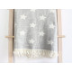 Плед-накидка Barine - Wool Star Throw Grey сірий 135*170