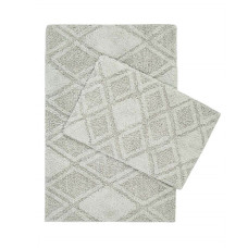 Набір килимків Irya - Maxi mint сіро-ментоловий 60*90+40*60