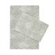 Набір килимків Irya - Maxi mint сіро-ментоловий 60*90+40*60