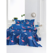 Покривало піке Lotus Home Perfect - Flamingo блакитний 200*235