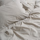Постільна білизна Lotus Home Washed cotton - Pinstripe kahve-bej сімейний