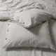 Постільна білизна Lotus Home Washed cotton - Pinstripe kahve-bej сімейний