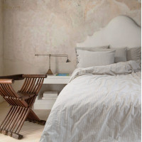 Постільна білизна Lotus Home Washed cotton - Pinstripe kahve-bej сімейний