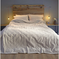 Постільна білизна Lotus Home Washed cotton — Daften kahve-bej сімейний