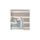 Рушник Lotus Home - Linen muslin beige-lead blue 45*100