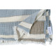 Полотенце Lotus Home - Linen muslin lead blue-khaki 45*100