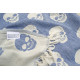 Рушник Lotus Home Pestemal - Skull 90*160 denim денім