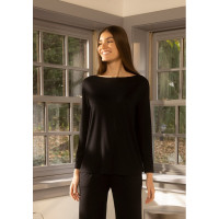 Хатній одяг футболка long sleeve Penelope — Baily siyah чорний L