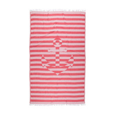Рушник Barine Pestemal - Undercover Anchor 95*175 Red червоний