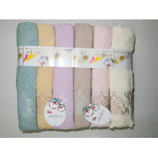 Набір рушників Cestepe Cotton Delux Жакард - Nazli 70*140 (6 шт.)