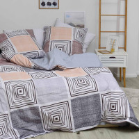 Постільна білизна Isleep Viluta ранфорс із простирадлом на гумці (160*200) - 20133 євро