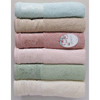 Набір рушників Cestepe VIP Cotton - Sara 50*90 (6 шт.)