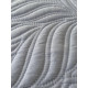 Покривало Decorator двостороннє - Листя бежевий/сірий 210x215