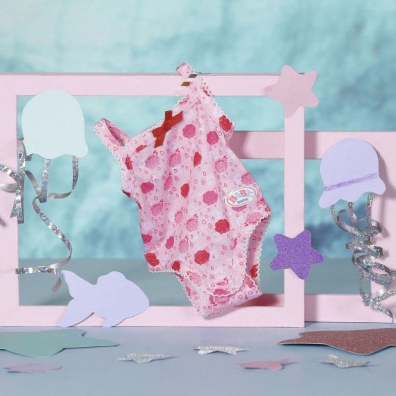 Одяг для ляльки BABY born - Боді S2 (рожеве) Одяг для ляльки BABY born - Боді S2 (рожеве)