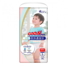 Трусики-підгузки Goo.N Plus для дітей (XL, 12-20 кг, 38шт)