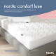Наматрацник - чохол IDEIA - Nordic Comfort Luxe 90*200+35 (250 г/м2)
