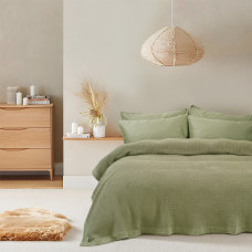 Покривало Lotus Home — Rius olive оливковий 240*260