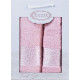 Набір рушників Gulcan Cotton — Ornament Light-pink 50*90+70*140