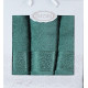 Набір рушників Gulcan Cotton — Ornament Green 50*90 (2 шт.)+70*140 (1 шт.)