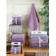 Набір рушників Gulcan Cotton — Ada Purple 50*90 (4 шт.)