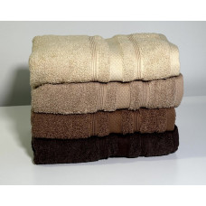 Набір рушників Gulcan Cotton — Ada Brown 50*90 (4 шт.)