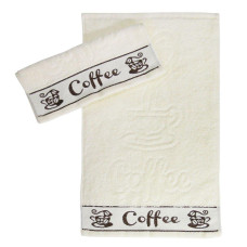 Рушник Parisa Home - J-194 coffee крем 30*50