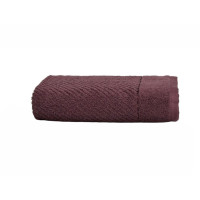 Рушник Parisa Home Jacquard Cotton - J-111 (500 г/м2) сливовий 50*90