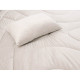 Ковдра Руно - Soft Pearl велюр всесезонна бежева полуторна 140x205 см 300 гр/м2 (22788)