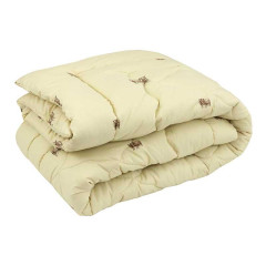 Ковдра Руно - Sheep бежева вовняна 155x210 полуторна тепла 450 гр/м2 в сумці (21232)