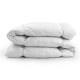 Набір ковдра з подушкою Руно - Warm Silver тепла біла полуторна 140x205+50x70 см 400 г/м2 (22622)