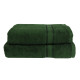 Рушник Parisa Home - D-100 (430 г/м2) темно-зелений 70*140