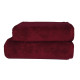 Рушник Parisa Flat Cotton - H-500 (500 г/м²) бордовий 50×90