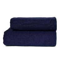 Рушник Parisa Home Flat Cotton - H-500 (500 г/м2) темно-синій 40*70