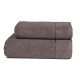 Рушник Parisa Home Jacquard Cotton - J-111 (500 г/м2) сіро-ліловий 50*90