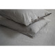 Простирадло з наволочками Lotus Home Washed Cotton — Antracite 260*280