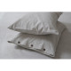 Простирадло з наволочками Lotus Home Washed Cotton — Light antracite 270*270