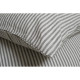 Постільна білизна Lotus Home — Karlin stripe linen антрацит євро