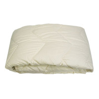 Ковдра антиалергенна стьобана Vladi - Комфорт зиг-заг бежева 140*205 полуторна (300 гр/м2) оптом