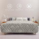Ковдра IDEIA — Nordic Comfort зимова сіра 200x220 євро (300 г/м2)