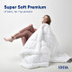 Ковдра IDEIA — Super Soft Premium перкаль полегшена 175x210 двоспальна (150 г/м2)