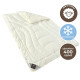 Ковдра IDEIA — Wool Premium вовняна тепла молочна 140x210 полуторна (400 г/м2)