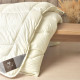 Ковдра IDEIA — Wool Premium вовняна тепла молочна 140x210 полуторна (400 г/м2)