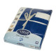 Набір для сауни Gursan Cotton чоловічий — Blue (рушник 65*150 + 50*90 + капці)